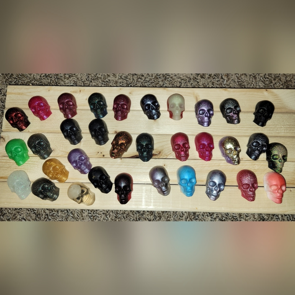 Set of 3 skull magnets